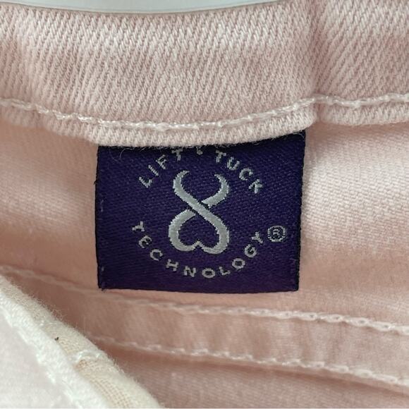 NYDJ Clarissa Ankle Jeans Pink Boho Preppy Stretch Comfy 14P - Picture 10 of 12